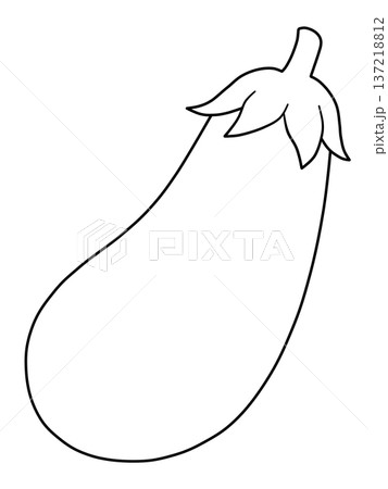 野菜の線画色々 野菜の線画色々 137218812