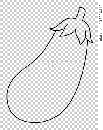 野菜の線画色々 野菜の線画色々 137218812
