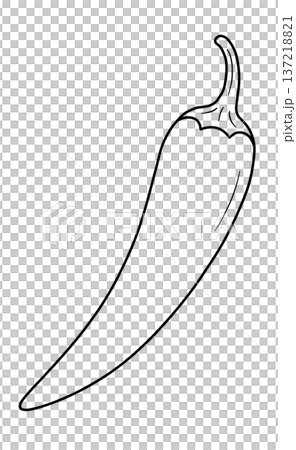 野菜の線画色々 野菜の線画色々 137218821