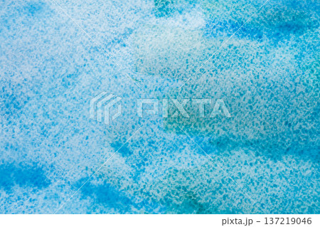 Blue abstract hand painted background, wallpaper, texture, watercolor painting on canvas. Blue abstract hand painted background, wallpaper, texture, watercolor painting on canvas. 137219046