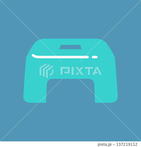 バスチェアのシンプルなアイコン 137219112