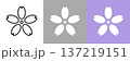 編集可能な桜のベクターアイコン 137219151