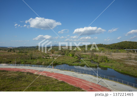 Han River bike path Han River bike path 137221465