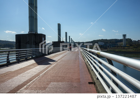 Han River bike path Han River bike path 137221487