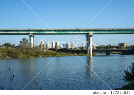 Han River bike path Han River bike path 137221623