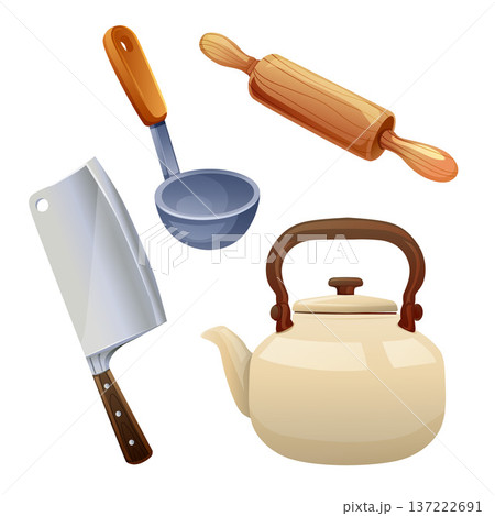 cooking equipment tools kitchen set 137222691