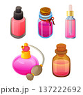 cosmetic bottle skincare icon collection set 137222692