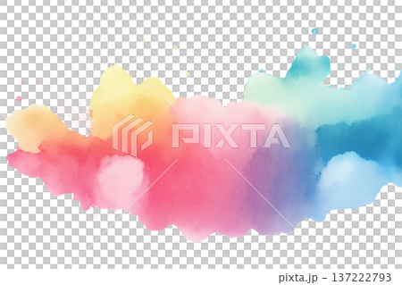 水彩風の落書き 137222793