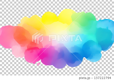 水彩風の落書き 137222794