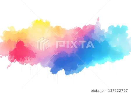 水彩風の落書き 137222797
