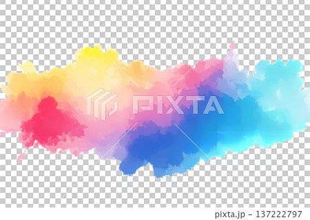 水彩風の落書き 137222797