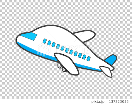 シンプルな飛行機 137223033