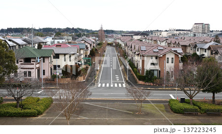 牧の原公園から見た印西の街並み 137223245