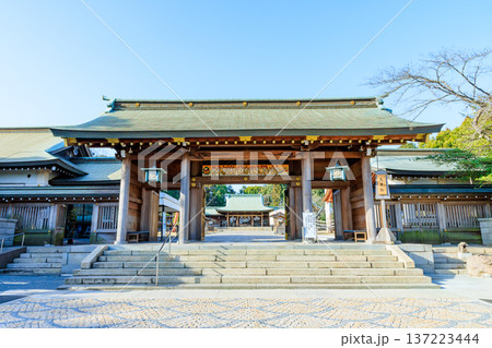 冬の大分県護国神社 大分県大分市 冬の大分県護国神社 大分県大分市 137223444