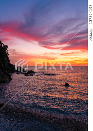 笹川流れ・夕景 137224198