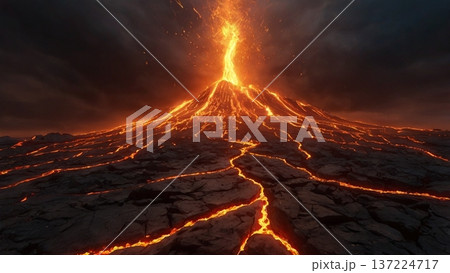 地獄の審判を告げる閻魔の業火と再生の光 137224717