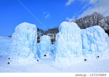 支笏湖　氷濤まつり 137225669