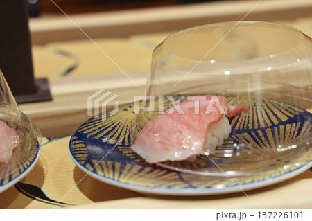 Nov 29 2025 Fresh Conveyor Belt Sushi in Modern Japanese Restaurant Nov 29 2025 Fresh Conveyor Belt Sushi in Modern Japanese Restaurant 137226101