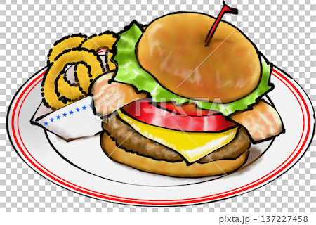 Hamburger ingredients 137227458