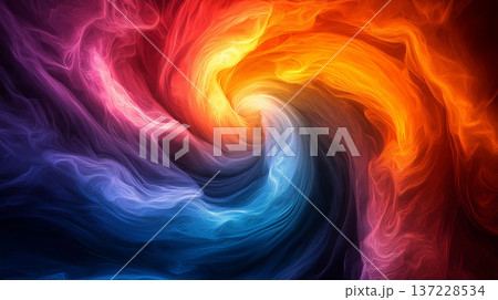 虹色デザイン 137228534