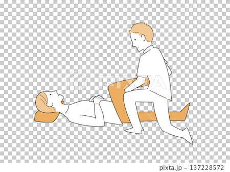 リハビリをしている人 137228572