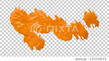 orange watercolor background. Artistic hand paint. Isolated on transparent background. orange watercolor background. Artistic hand paint. Isolated on transparent background. 137229233