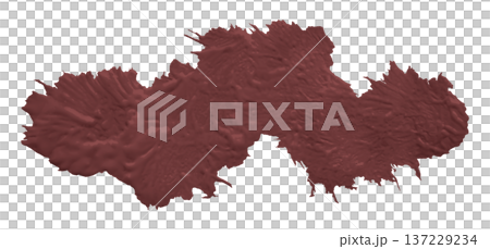 brown watercolor background. Artistic hand paint. Isolated on transparent background. brown watercolor background. Artistic hand paint. Isolated on transparent background. 137229234