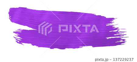 purple watercolor background. Artistic hand paint. Isolated on transparent background. 137229237