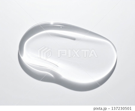 美容クリーム　透明のジェル　イメージ素材 137230501