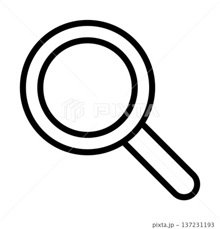 search icon, find, magnifying glass icon vector illustration 137231193