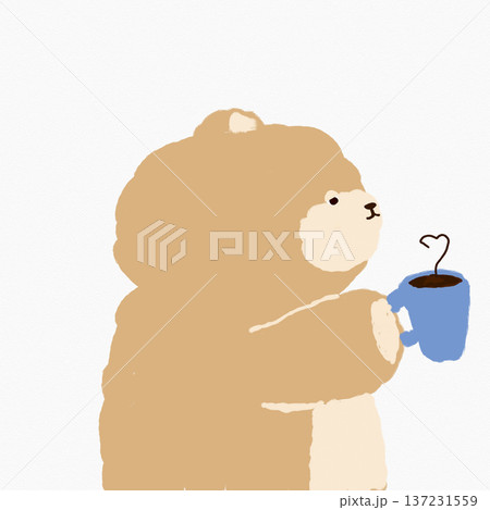 コーヒータイムテディベア 137231559