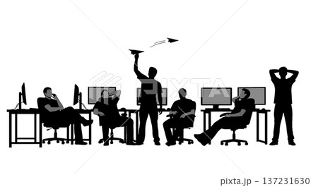 Black Solid Coder Paper Airplane Silhouettes Set of Six on White Background Black Solid Coder Paper Airplane Silhouettes Set of Six on White Background 137231630
