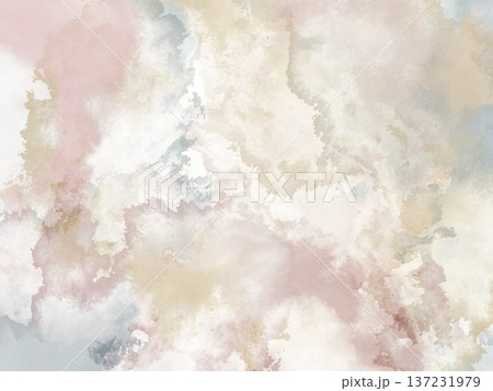 水の中で混ざり合うインク　テクスチャー 137231979