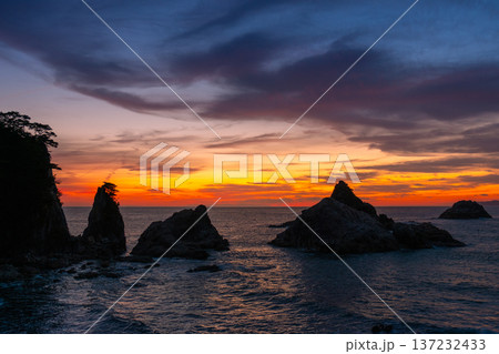 笹川流れ・夕景 137232433