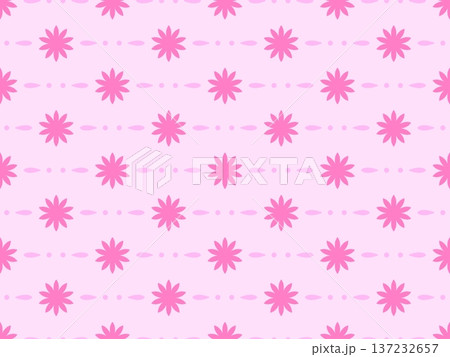 花のシームレスパターン B-2 花のシームレスパターン B-2 137232657
