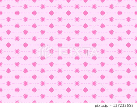花のシームレスパターン B-2' 花のシームレスパターン B-2' 137232658