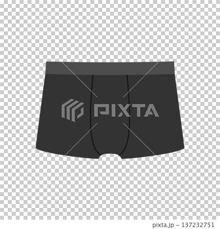 ボクサーパンツのイラスト 137232751