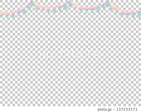 ガーランド三角、曲線、20虹淡F3 ガーランド三角、曲線、20虹淡F3 137233571