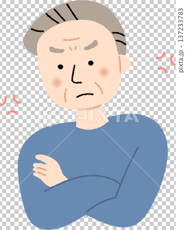 惱怒的老先生 惱怒的老先生 137233783