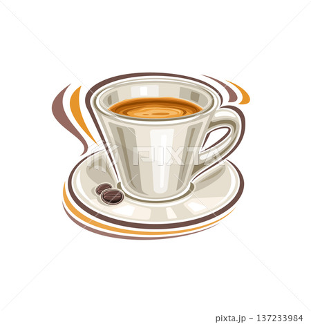 Vector poster for Espresso Coffee 137233984