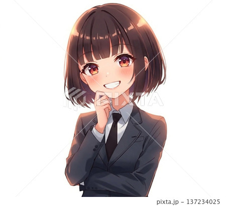 笑顔の女性 137234025