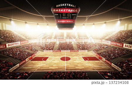 Basketball arena	 137234108