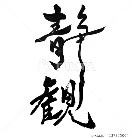 静観 ― 揺らがぬ判断 | Composed Insight 137235004