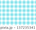 シンプルなチェック柄　背景素材 137235341