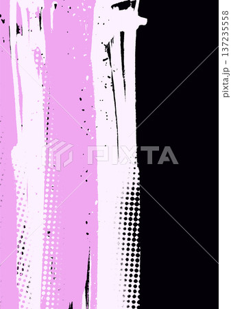Abstract white and pink brush stripe background 137235558
