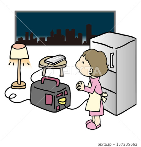蓄電しているのでわが家は停電しない 137235662