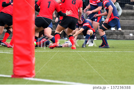 ラグビー、高校ラグビー ラグビー、高校ラグビー 137236388