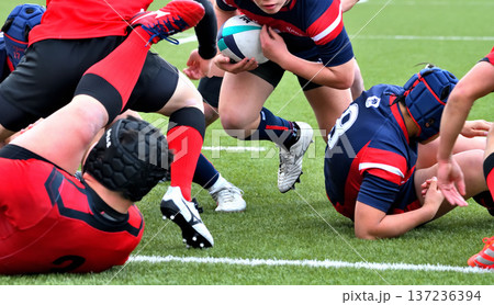 ラグビー、高校ラグビー ラグビー、高校ラグビー 137236394