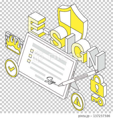 電子簽章安全措施示意圖 137237386