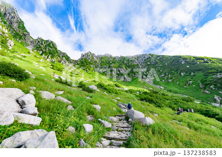 千畳敷カールの登山道と絶景 137238583
